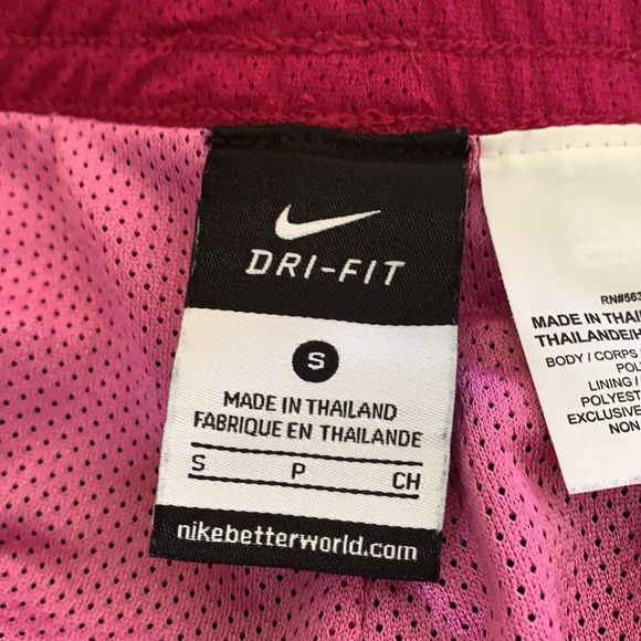 Nike Pink and Black Dry Fit Running Shorts Athletic Sz Small - Picture 2 of 3